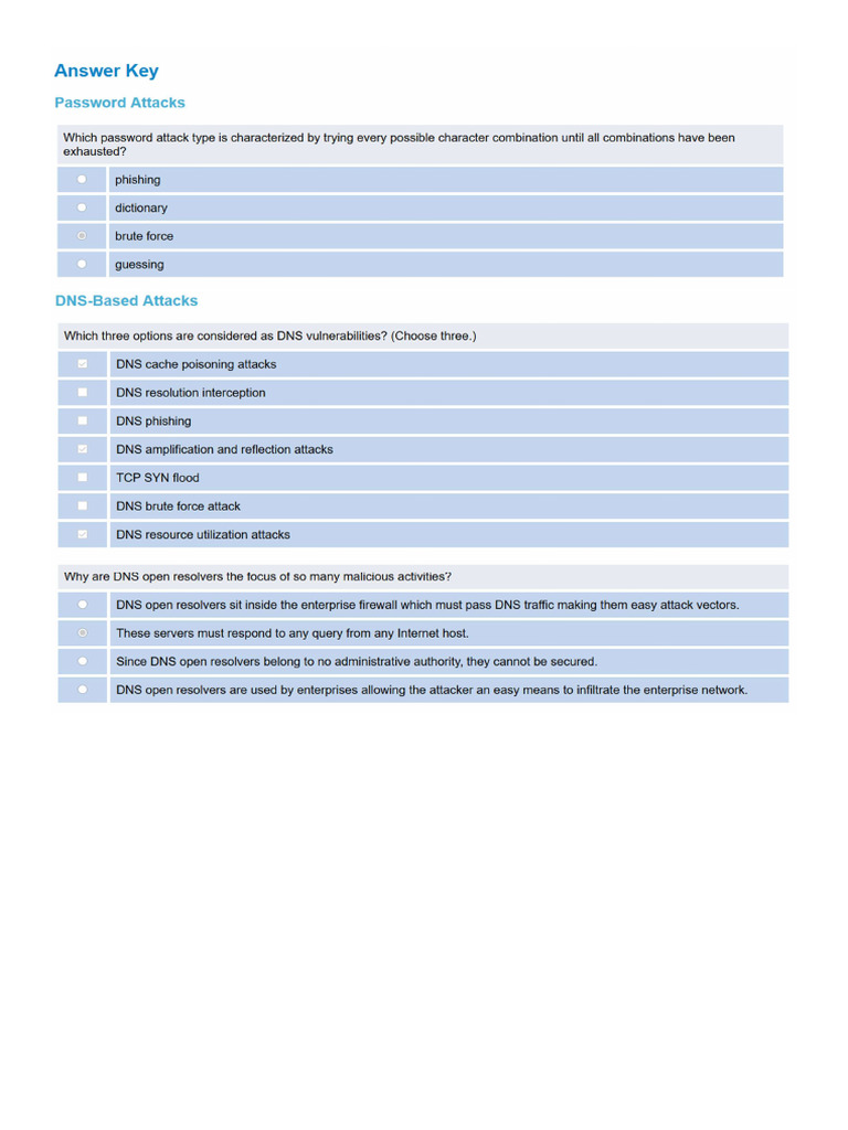12 - Answer Key | PDF
