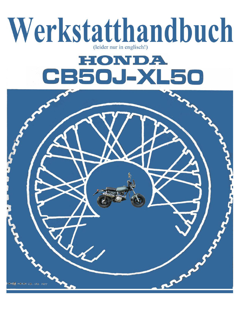 HONDA CB50 Service manual サービスマニュアル ホンダ（HONDA） ドリーム50 サービスマニュアル CB50 AC15-100〜 正規