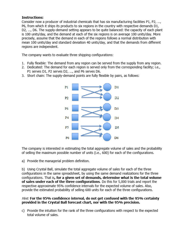 Industrial Shipping Configurations Analysis | PDF