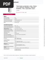LT3SA Thermistor Protection Units Guide | PDF | Relay | Alternating Current