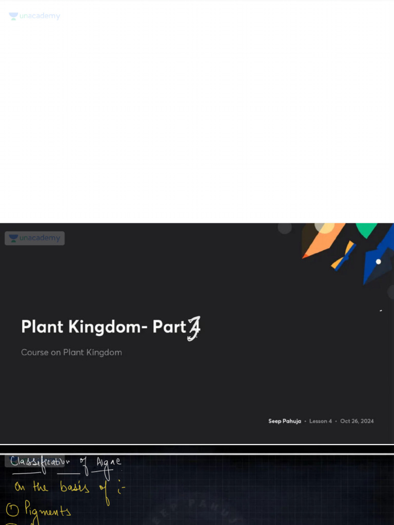 Plant Kingdom Part 4 With Anno | PDF