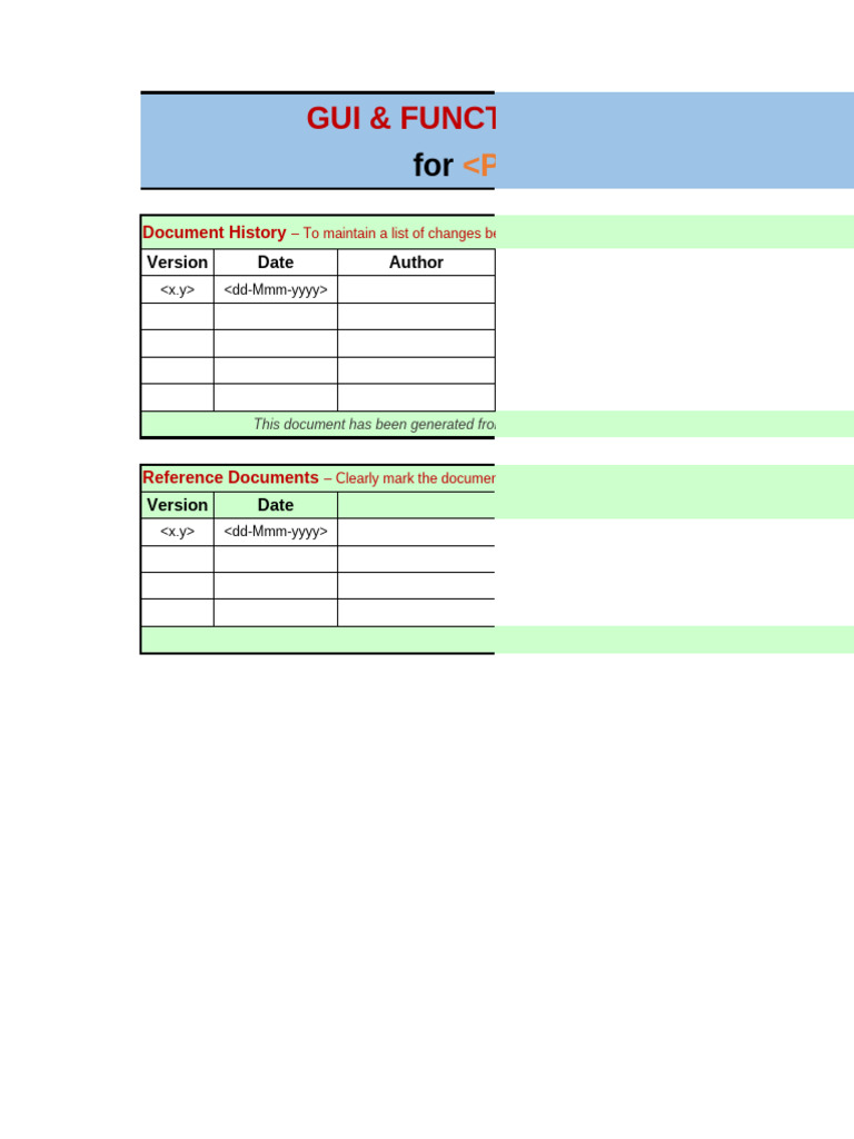 ST FunctionalTestCase Template | PDF