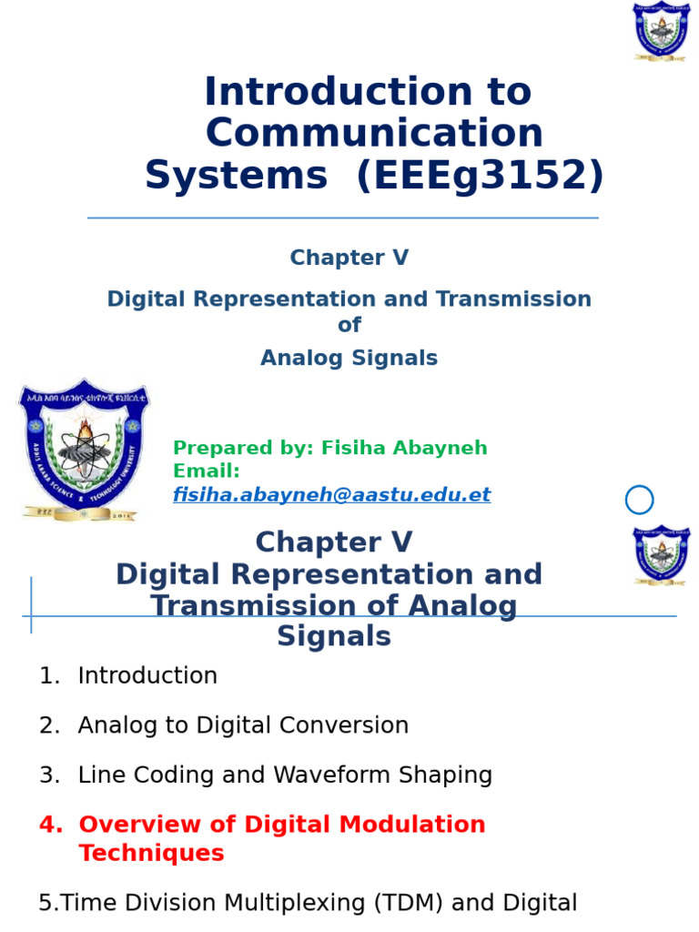 Digital Modulation Techniques Explained | PDF | Modulation | Broadcast ...