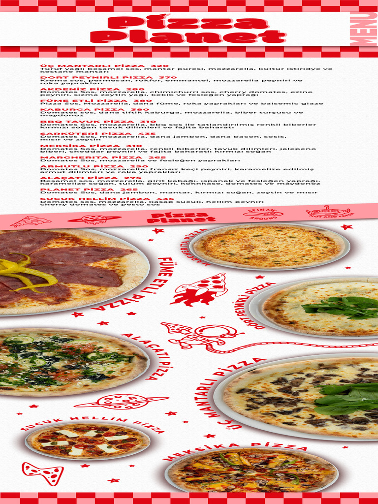 Pizzaplanet Menu Pdf 