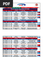 NBC Premier League Fixtures 2025/26 | PDF | Tanzania | Association ...