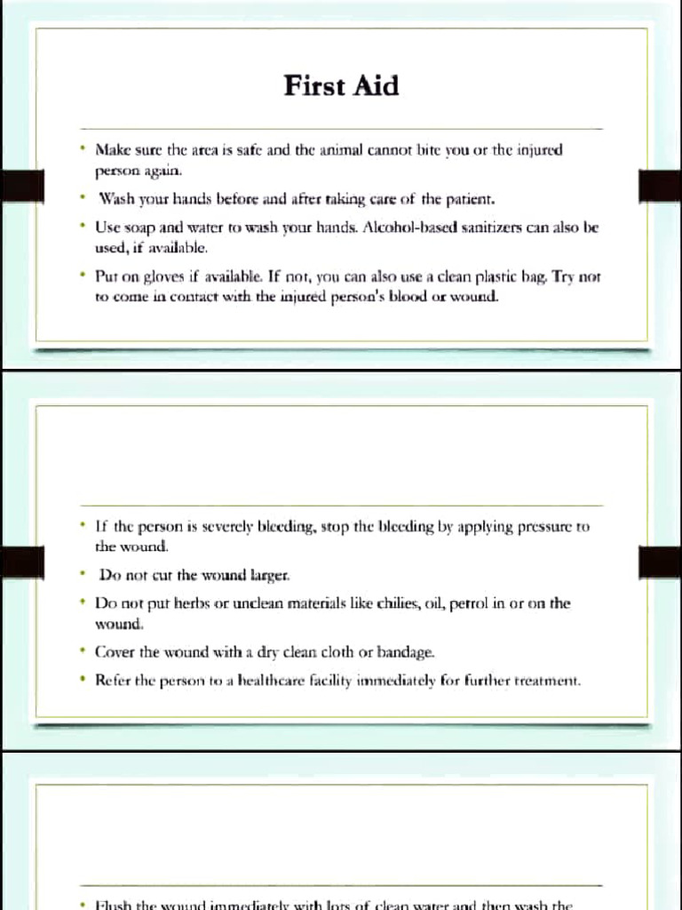 First Aid Module - 051654 | PDF