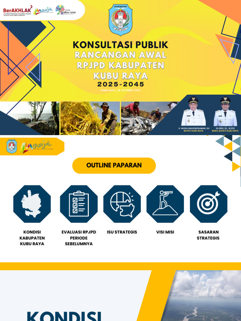 RPJPD Kubu Raya 2025-2045: Rencana Strategis | PDF