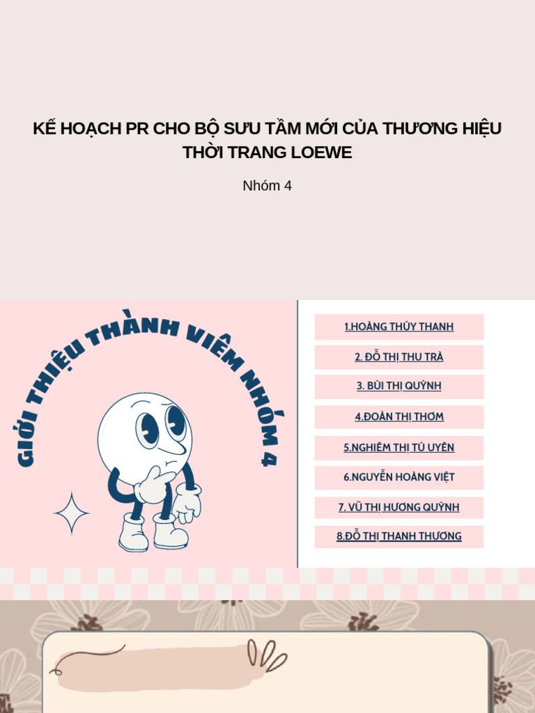 Bản Sao Của Chiến Lược Pr Cho Bộ Sưu Tầm Của Thuo | PDF