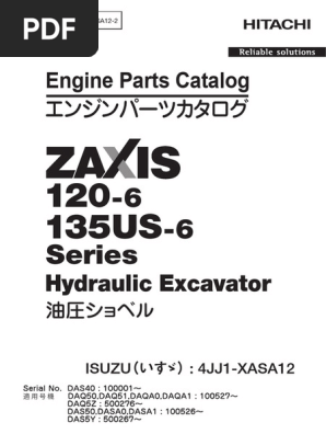 Zx135us 6 - 4JJ1 Xasa12 2 | PDF