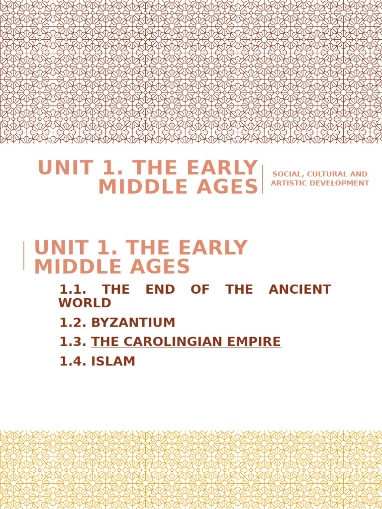 Early Middle Ages: Germanic Kingdoms & Carolingians | PDF | Charlemagne ...
