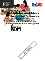 Disciplines and Ideas in Social Sciences Quarter 1 Module 1 | PDF ...