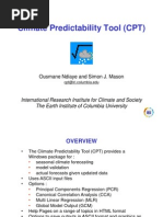 Climate Predictability Tool (CPT) : Ousmane Ndiaye and Simon J. Mason