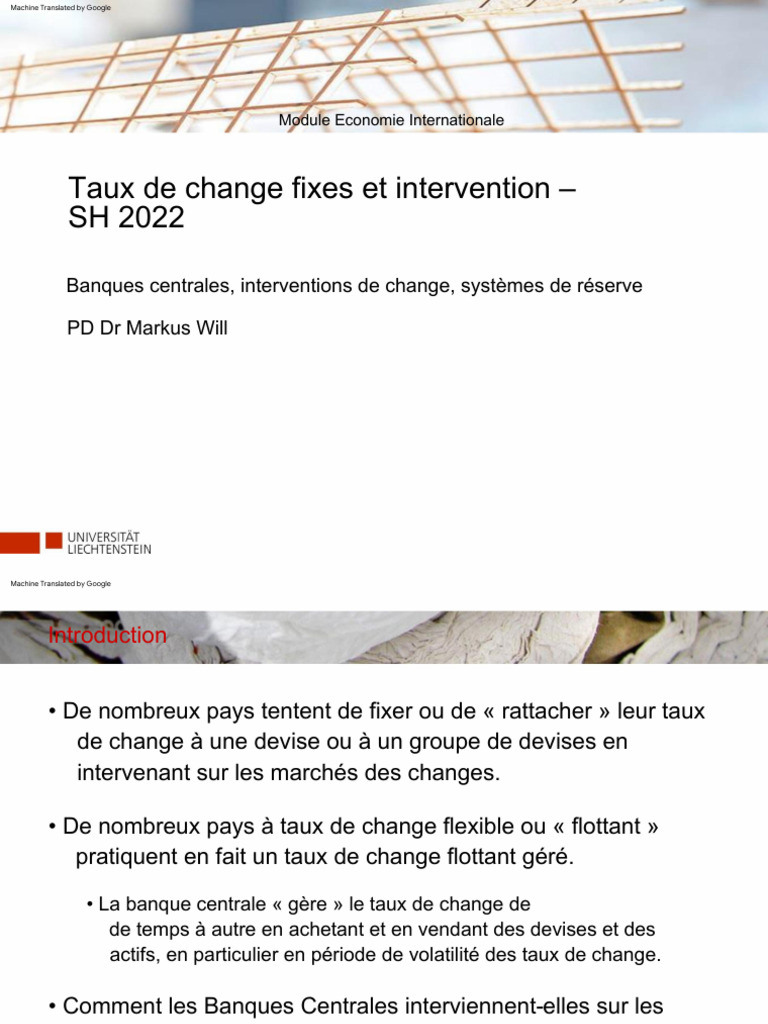 IntEcon - 12 - CB Foreign EX Intervention-Will-2022-2 | PDF | Banque ...