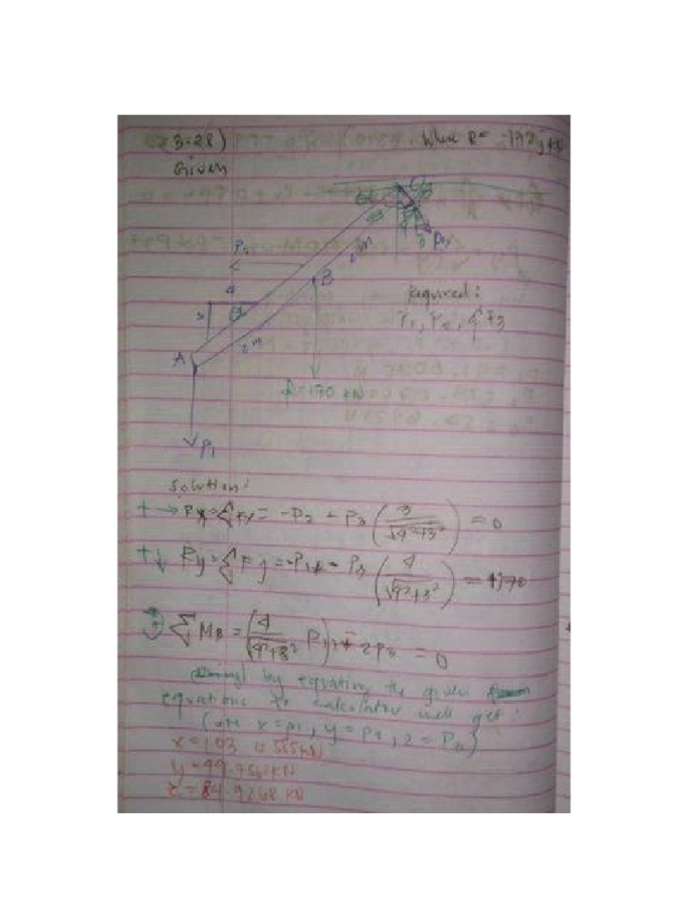 Engineering Mechanics STATICS Third Edition (3.28) | PDF