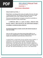 Chapter - 1 Introduction To Mutual Funds