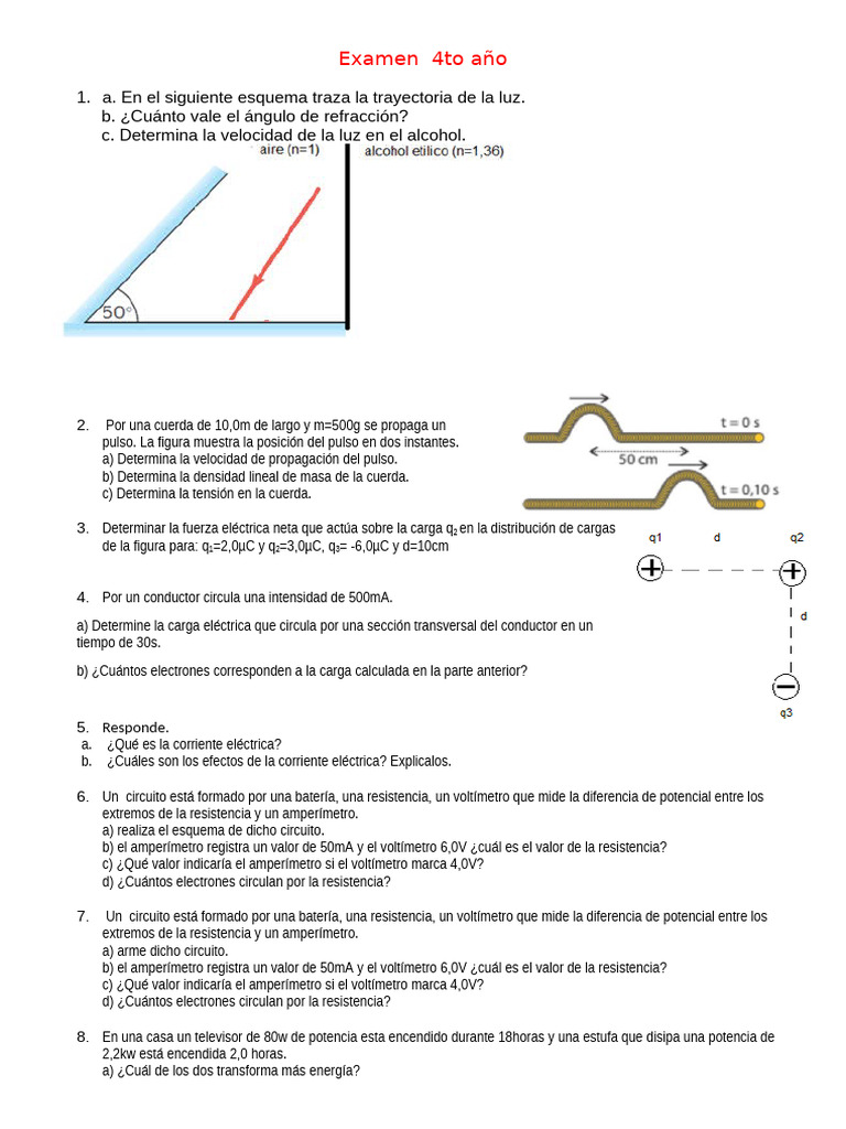 Examen 2 | PDF | Ciencia y matemáticas