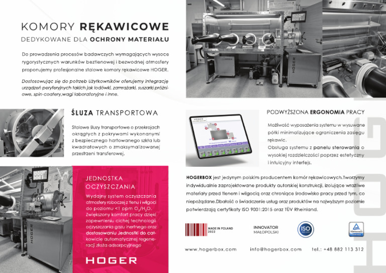 HOGER Gloveboxes | PDF