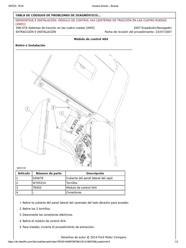 Ubicacion Modulo 4x4 | PDF
