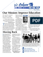 Our Mission: Improve Education: Moving Back