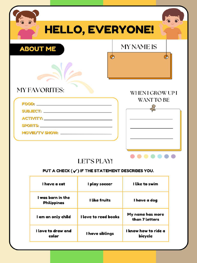 Hello, Class! | PDF