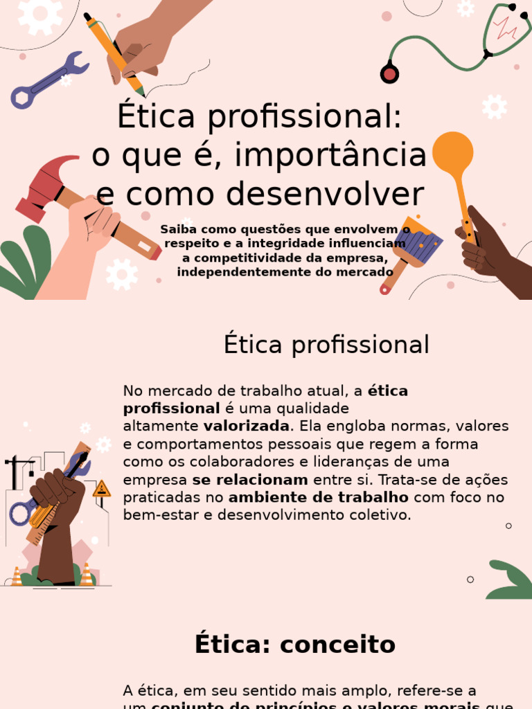 Ética Profissional no Ambiente de Trabalho | PDF | Moralidade | Justiça