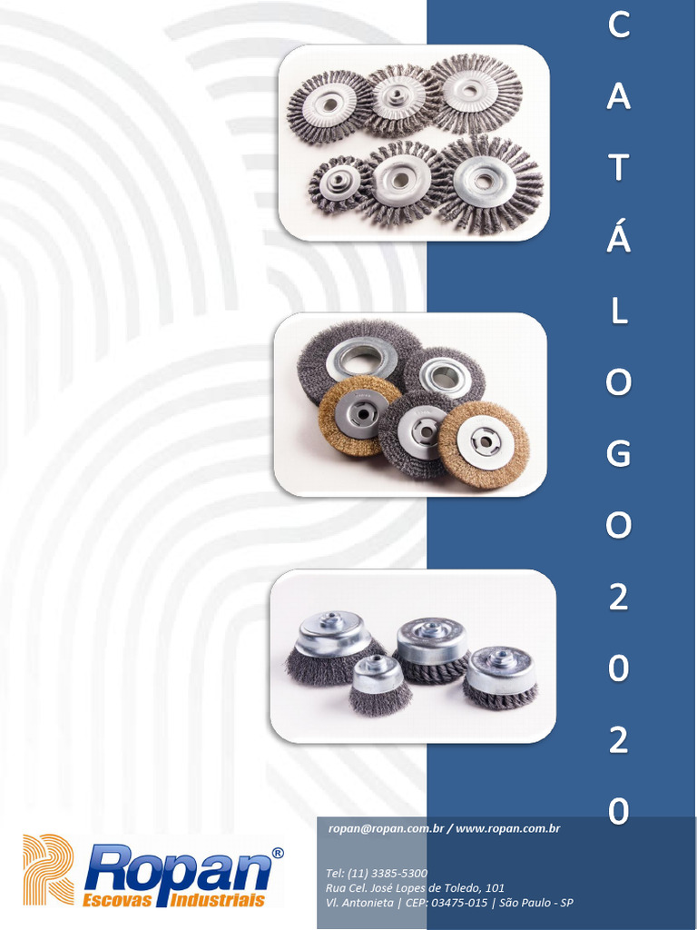 Escovas Industriais Ropan: Qualidade e Variedade | PDF | Materiais ...