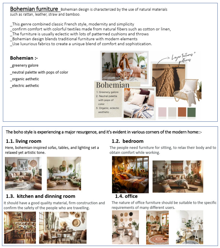 Bohemian Furniture Design Essentials | PDF