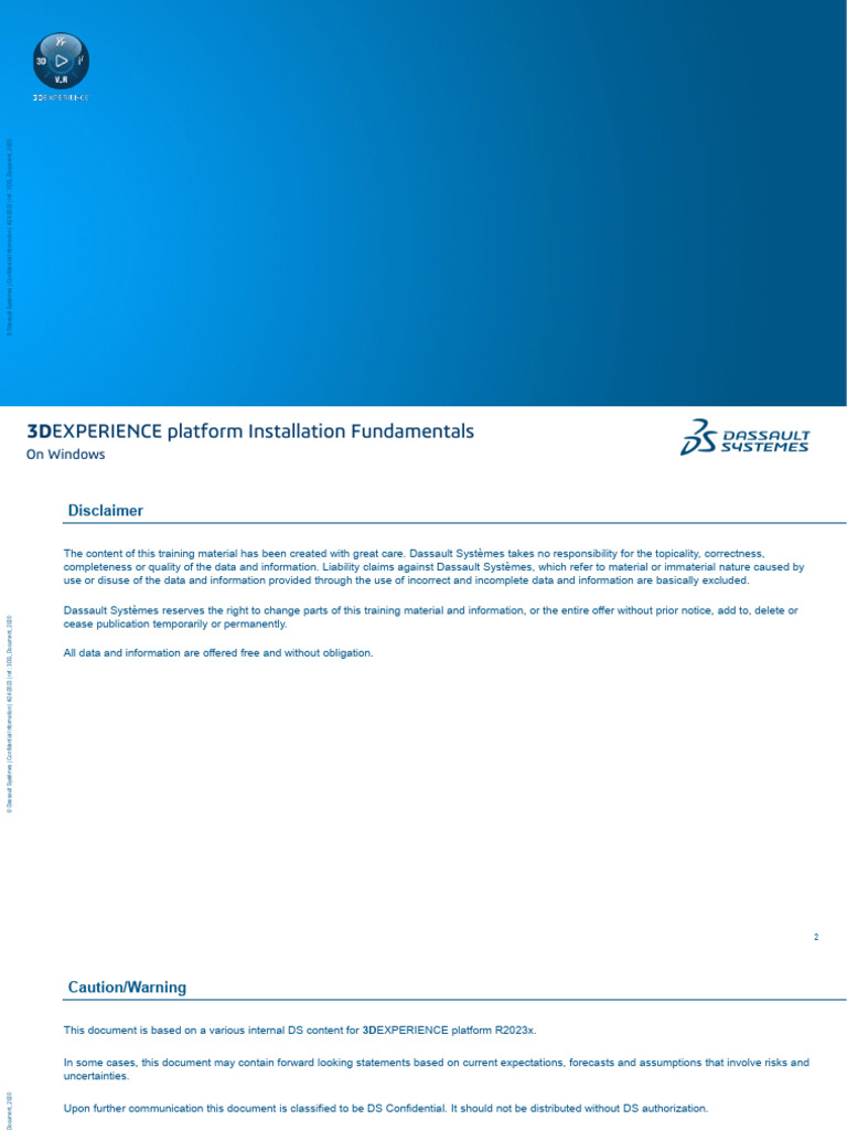 3DEXPERIENCE Platform Installation Guide | PDF | Cloud Computing ...