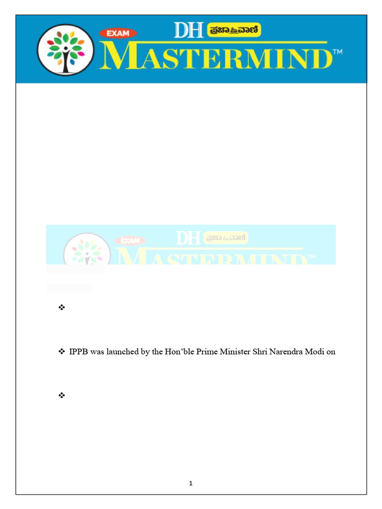 Exam Mastermind Kas Test-04: Department of Posts, Ministry of ...