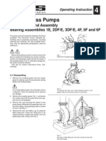 ABS Process Pumps: Dismantling and Assembly Bearing Assemblies 1E, 2DF/E, 3DF/E, 4F, 5F and 6F