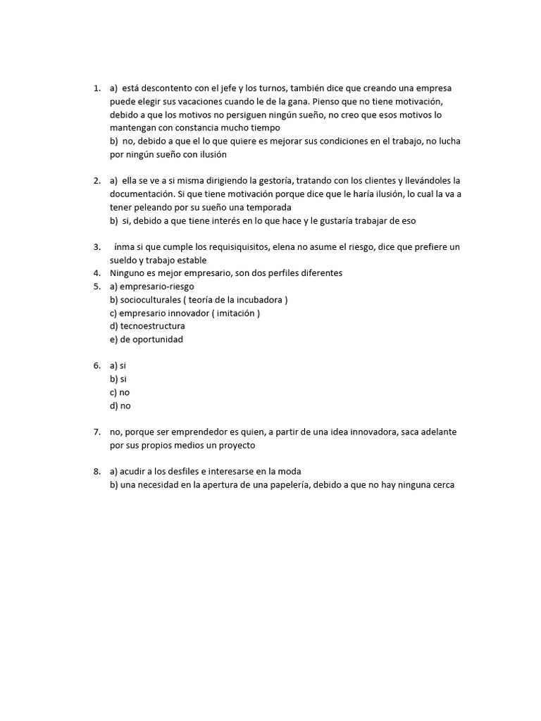 Motivación y Perfiles Empresariales | PDF | Crecimiento personal y ...