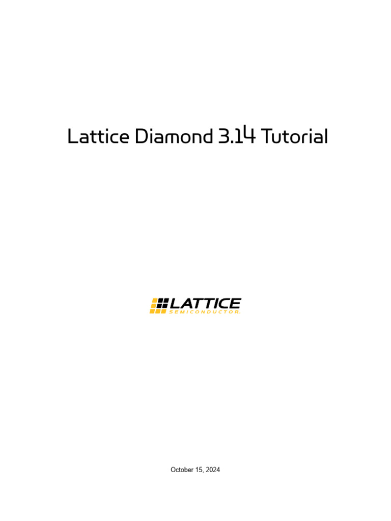 Diamond 3 14 Tutorial | PDF | Window (Computing) | Field Programmable ...