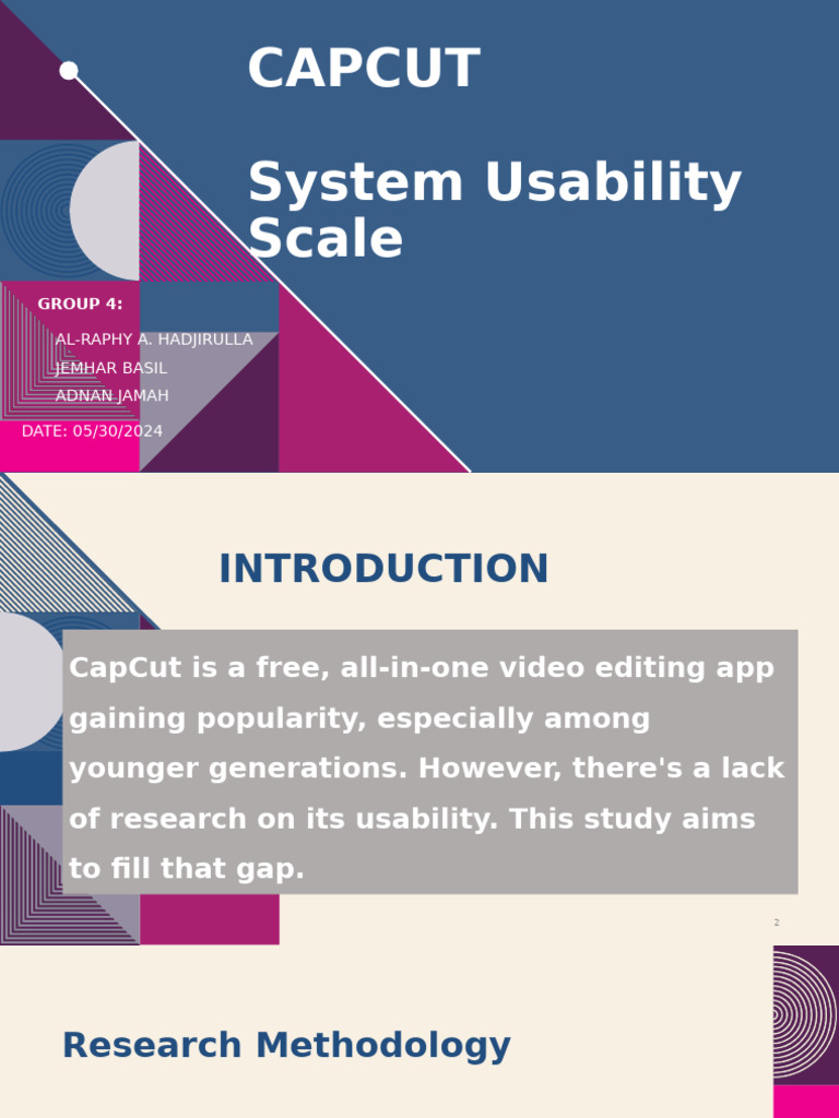 CapCut Usability Study at MSU TCTO | PDF | Information Science | Human ...