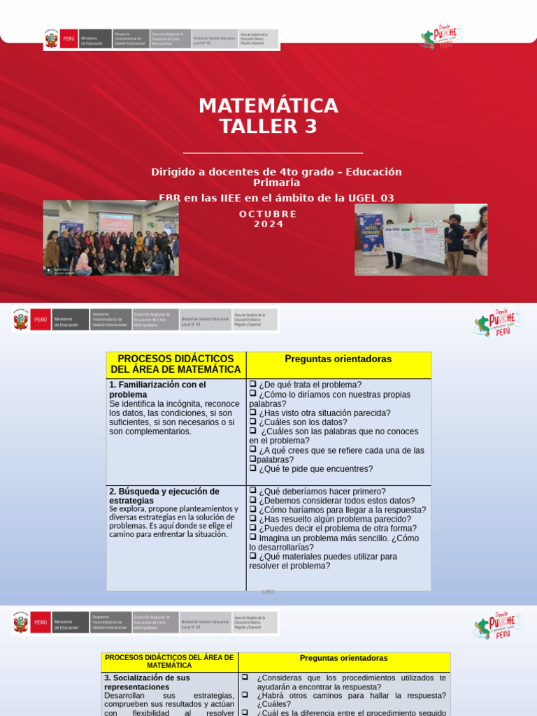 Taller 3 Matemática - Problemas | PDF | Matemáticas