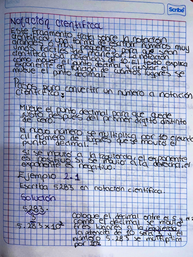 Notación Científica | PDF
