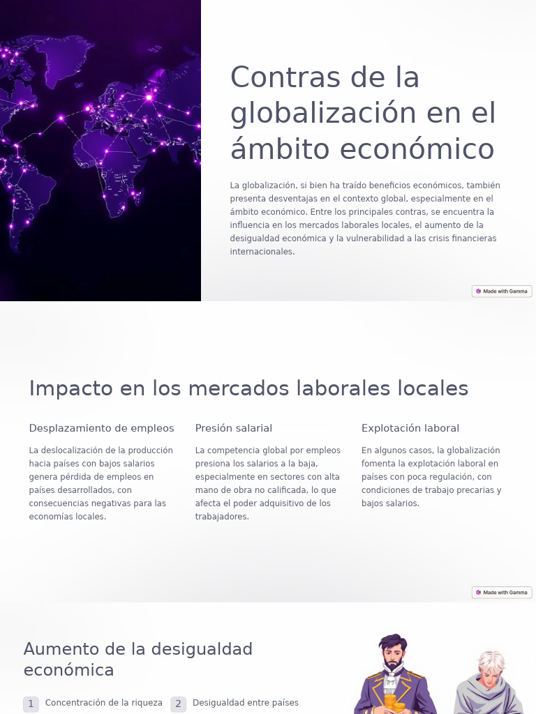 Contras de La Globalizacion en El Ambito Economico | PDF ...
