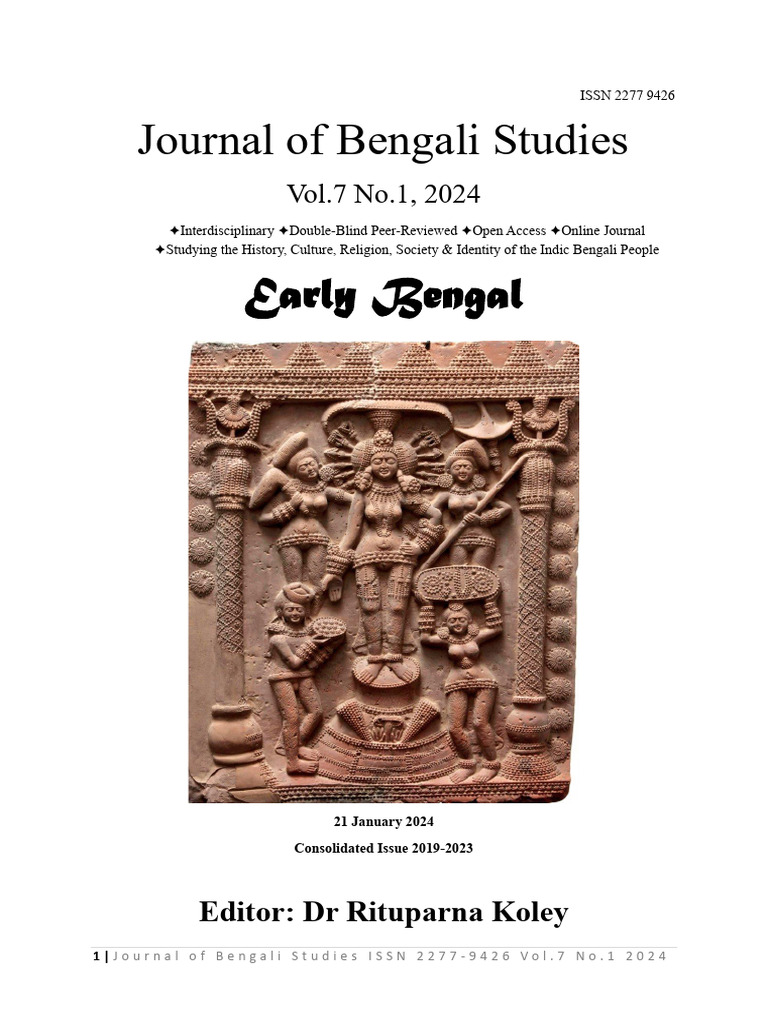 JBS Vol 7 No 1 2024 - Early Bengal | PDF | Deities | Moksha