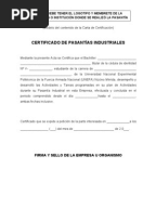 CERTIFICADO DE TRABAJO