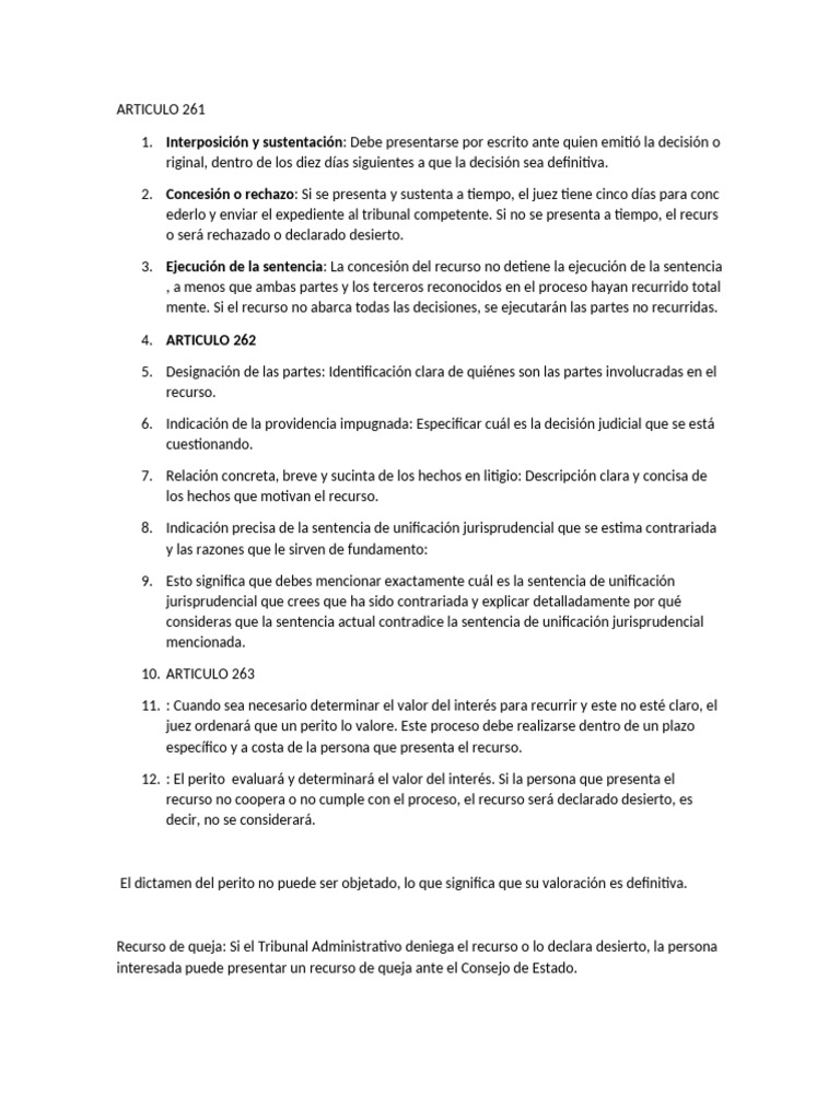 Articulos Del Cpaca | PDF | Sentencia (ley) | Caso de ley