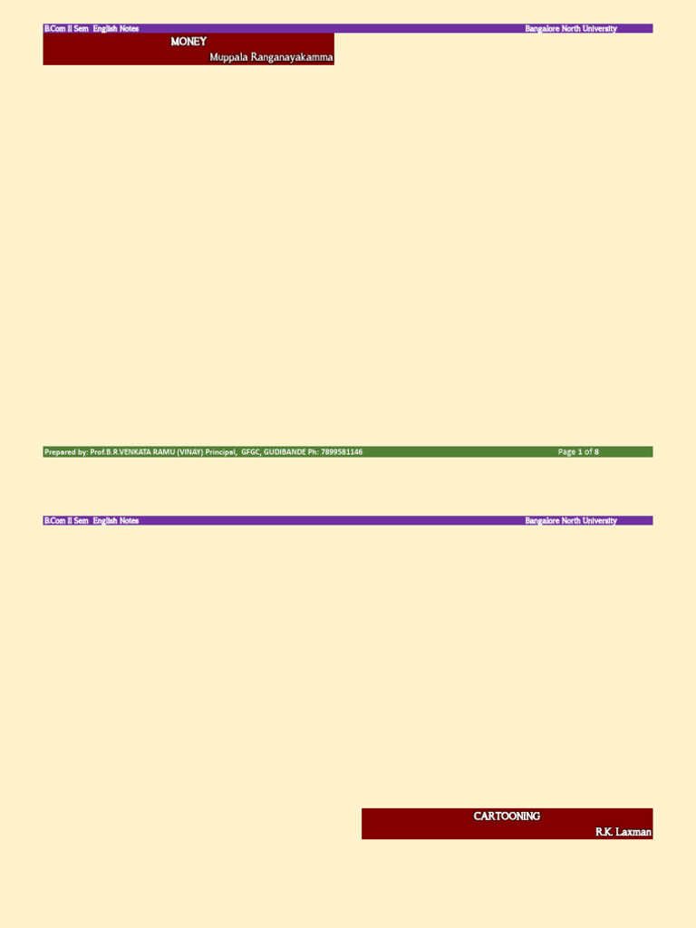 Notes Bcom Ii Sem Course Book Nep Scheme Pdf Marriage Maya Angelou