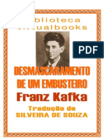 Des Mascara Men To de Um Embusteiro - Franz Kafka