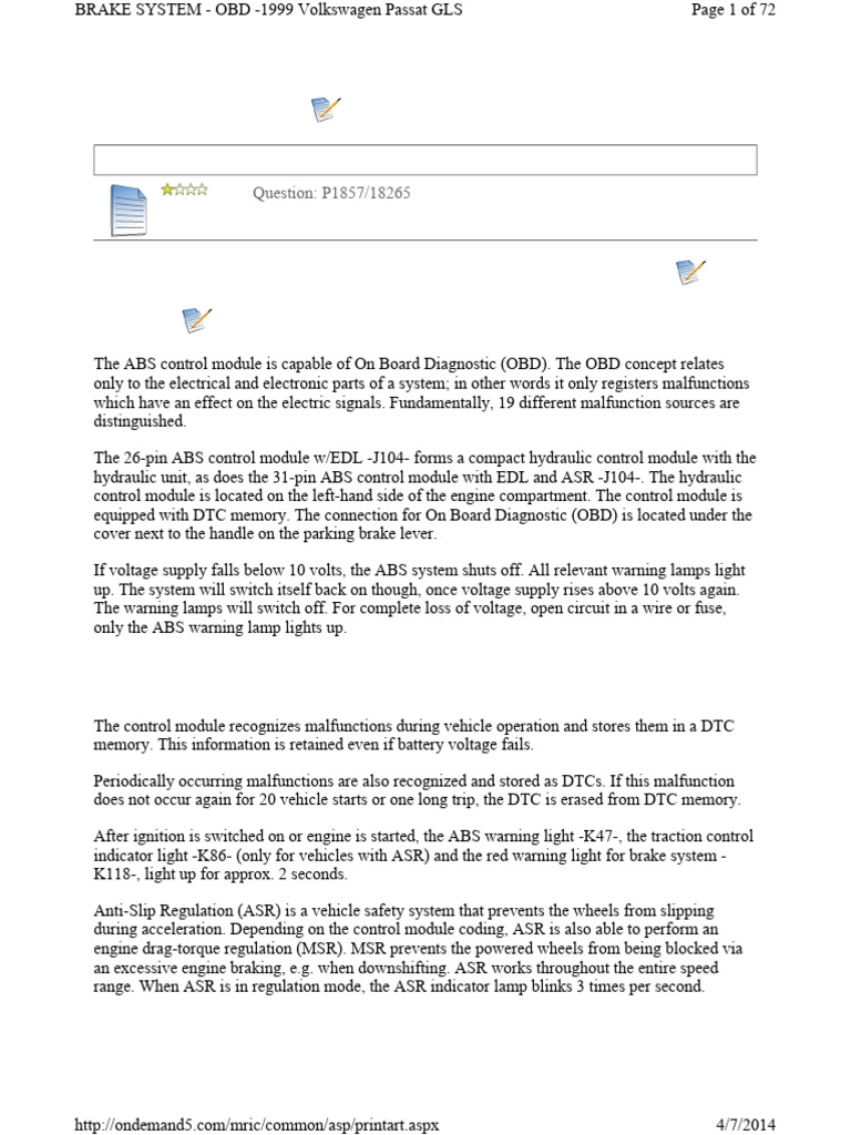 Abs Diag Pdf Anti Lock Braking System Brake