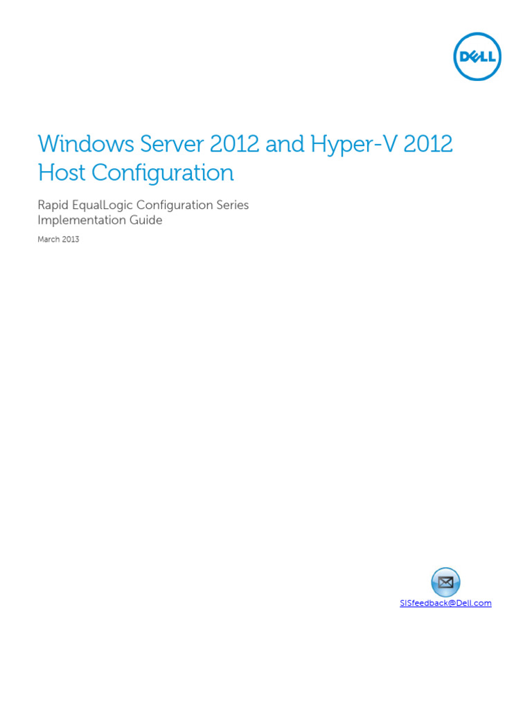 Win HyperV 2012OS Config (Complete) | PDF | Hyper V | Microsoft Windows