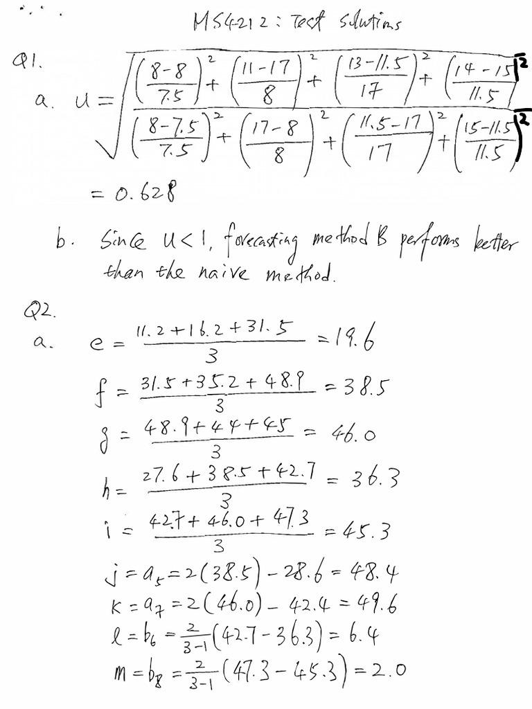 Mathematical Equations and Solutions | PDF | Teaching Methods ...
