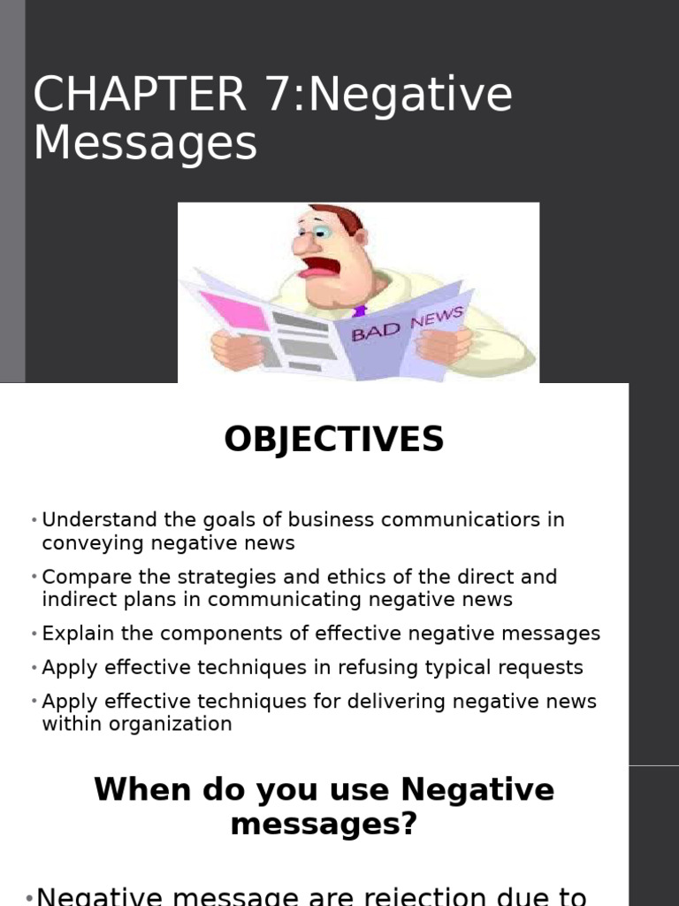 Communicating Negative News Effectively | PDF | News | Human Communication