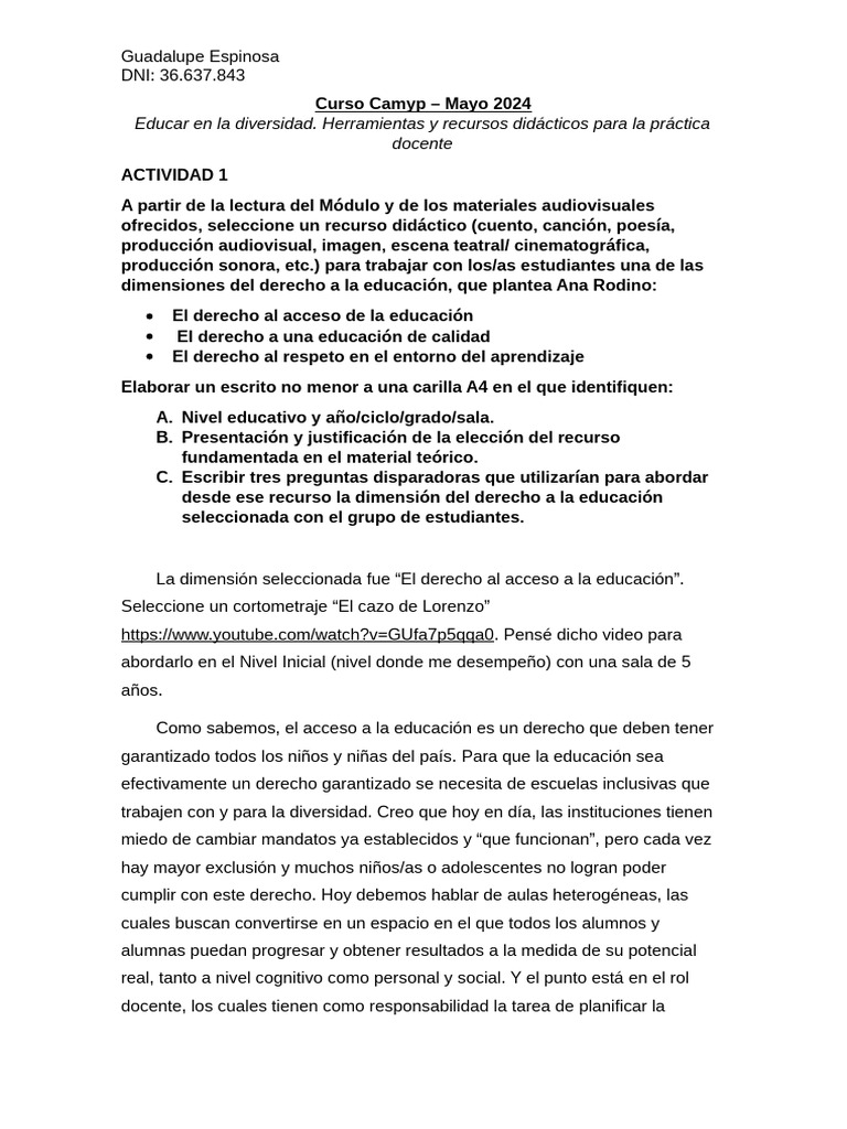 Educación Inclusiva en el Aula | PDF | Enseñando | Cognición