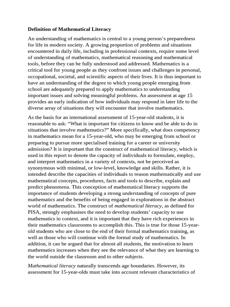 Unit 5 pdf mathematics programme for international student assessment