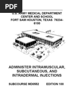 Download US Army Medical Course MD0552-100 - Administer Intramuscular Subcutaneous And Intradermal Injec by Georges SN7865459 doc pdf