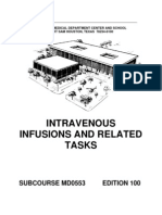 US Army Medical Course MD0553-100 - Intravenous Infusions and Related Tasks