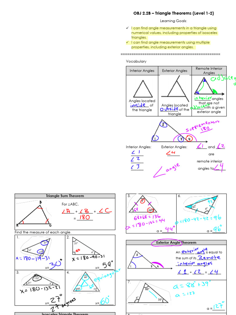 Kami Export - OBJ 2.2B - Notes (L1-L2) - Triangle Theorems | PDF ...